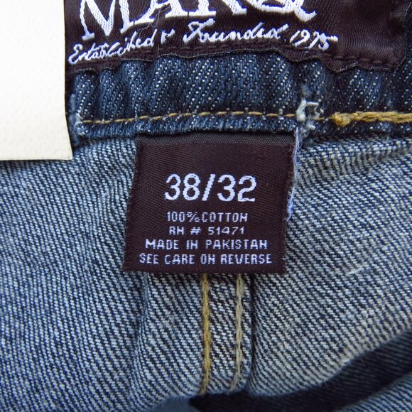 Marq 75 Mens Jeans Relazed Fit Distressed NWT 38 X  32 - Picture 8 of 12